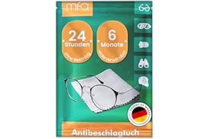 ‎MFA mfa® | wiederverwendbares Antibeschlagtuch Brille | Brillenputztuch Antibeschlag | Anti Fog Spray Alternative | Antifog Microfaser Nano Reinigungstuch für Brillen, Ski Goggles & Kamera