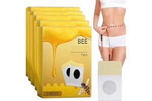 GYZGIRLOVER Bee Venom Patches, 35pcs Bee Venom Lymphatic Drainage Patches, Bee Venom Drainage Patches for Women & Men (7PCS*5 Packs)