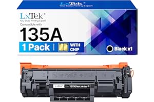 LxTek 135A W1350A Toner Con Chip Compatibile per HP 135A W1350A 135X W1350X per HP Laserjet MFP M234dw M234sdw M234sdn M234 M209dw M209dwn M234 M209 (Nero, 1-Pack) Stampante Singola