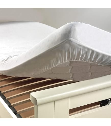 Douceur D'Intérieur Alèse Imperméable Avec Élastiques 140x190 Cm Shelly AA Blanc - Éponge TPU Anti-Acariens
