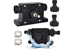 SAVOSWEET Bomba de Taladro, Mini Bomba de Perforación Eléctrica, Bomba de Perforación para Taladro, Bomba Taladro Pequeña, Apta Para Cualquier Taladro para Bombear y Bombear Agua, Bomba Autocebante Diésel