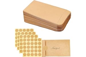 qingmeng Samentütchen, 100 Stück Papiertüten Klein Braun, 6x10cm Saatgut Aufbewahrung, Mini Kraftpapier Tüten zum Befüllen Verpackungstüten Umschläge Geschenktüten Bonbons Süßigkeiten Adventskalender