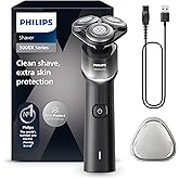 Philips Serie X5000 Afeitadora Eléctrica Hombre, Máquina de Afeitar Barba, 27 cuchillas, Cuida la piel, Cabezal flexible 360º