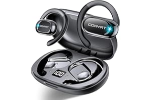Conyat AI Ecouteur Traducteur Instantané, 58H Bluetooth 5.4 Ecouteurs sans Fil Open Ear avec 164 Langues, 3 en 1 Écouteur Traduction Vocale Instantanée, 7 Modes de Traduction, pour Affaires/Études
