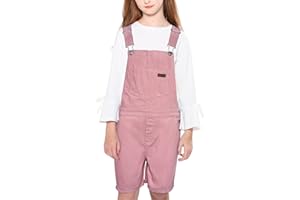 maoo garden Bambina Denim Salopette Bambini Cotone Leggero Salopette Estate Tuta Pagliaccetto