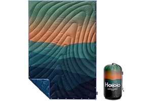 hotkoko Camping Blanket,Lightweight Down Alternative Puffy Printed Camping Blanket Packable Outdoor Blanket for Camping,Traveling, Stadium, Hiking, Picnics