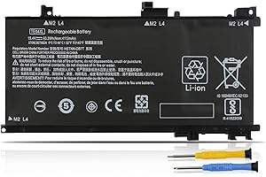 K KYUER TE04XL Batterie pour HP Pavilion 15-bc200 Omen 15-ax200 15-ax200ng ax200ns ax213ng ax246nf ax235nf ax242nf ax207ns ax201ng ax201ns ax202nf ax203ng bc201nl 905175-271 905175-2C1 HSTNN-DB7T TPN-Q173