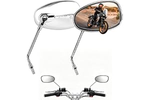 Universell motorcykel spegel motorcykel backspegel 10 mm 8 mm motorcykelspegel 360° vridbar skoter spegel för scooter Street