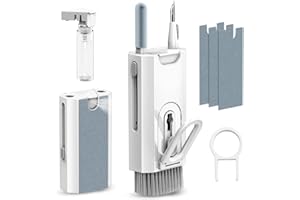 Ansook Keyboard Cleaner Brush,8 in 1 Keyboard Cleaning Kit,Electronics Cleaning Wipes & Swabs,for Airpods 2/pro Gaming Mechanical Keyboard