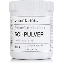 SLSA Tensid, 100 G – Natriumlaurylsulfoacetat, Für Badekugeln, Shampoos & Schaumbäder, Parfümfrei, Natürlichen Ursprungs