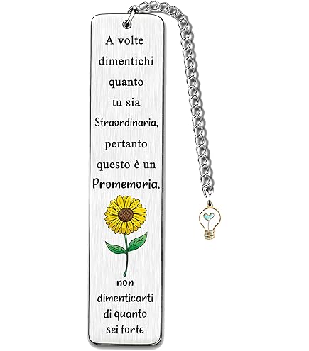 Segnalibro Metallo Personalizzato Per Amici - Regalo Con Citazione Stelle, Acciaio Inox - Foto 3