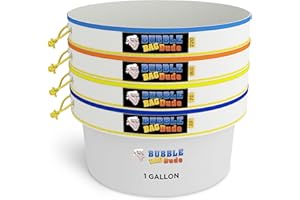 BUBBLEBAGDUDE Kit d'extraction en maille de 4 sacs de 3,8 l, blanc, comprend un écran de pression de 25 microns et un sac de rangement