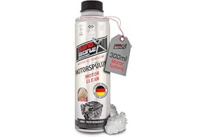 ‎NANOBORTEX MOTOR POWER NanoBorTeX Motor Clean 300ml - Motorspülung für Benzin- und Dieselmotoren, effektiver Motorreiniger mit BOR Nano-Technologie gegen Ölschlamm und Ablagerungen - für 5L Ölvolumen