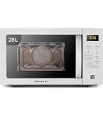 Micro-ondes Grunkel MW-28AIRFRYER 28L 3 En 1 - Four Airfryer Grill 2200W - 8 Programmes 5 Niveaux Puissance Acier Inox - 5