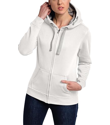 Sweat à Capuche Zippé Femme - Léger, Coupe Décontractée, Grande Taille, Pour Loisirs Et Extérieur - 6