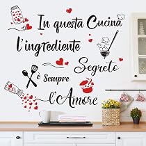 Adesivo multicolore con scritta in lingua inglese I love, 8 x 8 cm