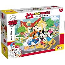 lisciani 91850 Mickey Mouse, Disney oboustranné ekologické puzzle
