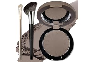 WORMEER Contour Powder Kit with Mirror, Cool Toned Contour Palette for Fair Pale Light Skin, Nose Contouring Makeup Powder with Face Brush & Nose Shadow Brush - All-in-One Makeup Kit