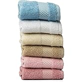 Soley | Minerva | 100% Natural Cotton 6-Piece Multicolor Guest Towel Set ASORTI