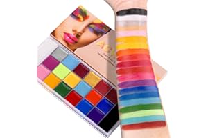 ACWOO Visage Corps Peinture, 20 Couleurs Visage Peinture à L'huile Professionnelle Tatouage Maquillage beauté Palette, Pour Halloween fête déguisement