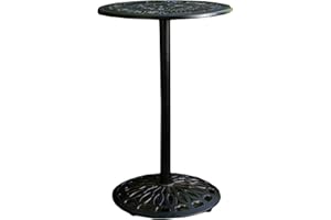 CHRISTOPHER KNIGHT HOME Great Deal Furniture Paris Aluminiumguss Outdoor Bar Höhe Bistro Tisch (Stühle sind Nicht im Lieferumfang enthalten)