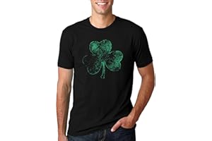 hohololo St. Patrick's Day T-Shirt Lucky Irish Shamrock Shirt for Men Funny St. Patrick's Day Short-Sleeved Shirt