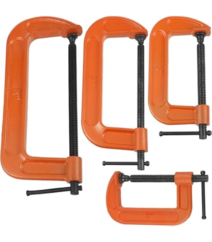 Pince En C Olympia Tools 8 X 4 Pouces (38-148) - Acier Allié - Noire