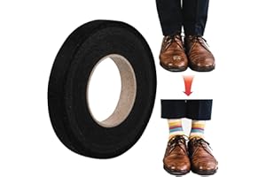 Sumajuc PA Wonder Web Iron On Extra Strong,20m 20cm Hem Tape Iron On No Sew Hemming Tape For Clothing (Black)