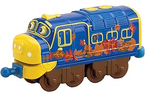 TOMY Learning Curve Diecast 54023 Chuggington Bastian pokryty liśćmi
