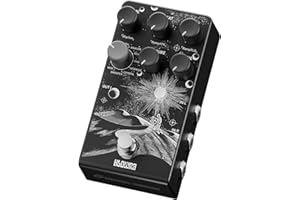 Klowra Everlast Delay Pedal für E-Gitarre – Verbesserte 2025-Version Digitales Gitarren-Effektpedal mit 9 Stereo-Delay-Typen, Tap Tempo, True Bypass, Analog Dry-Through, Expression-Pedal-Unterstützung