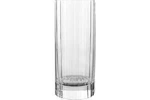 Luigi Bormioli 7540472 Bach Boîte de 6 Chopes Forme Haute Cristal Transparent 6,4 x 6,4 x 15,5 cm