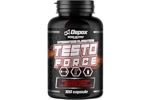OSPOX Testosterone Uomo Massa Muscolare x Palestra 120 Capsule | Integratore con Tribulus Terrestris, Maca Peruviana, Muira Puama, Arginina e Zinco