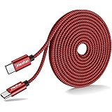 CLEEFUN 5m Cavo USB C a USB C Lungo, PD 60W Ricarica Rapida Cavo USB Type C per Samsung Galaxy S21 S20 S22 Ultra/Plus Note 20