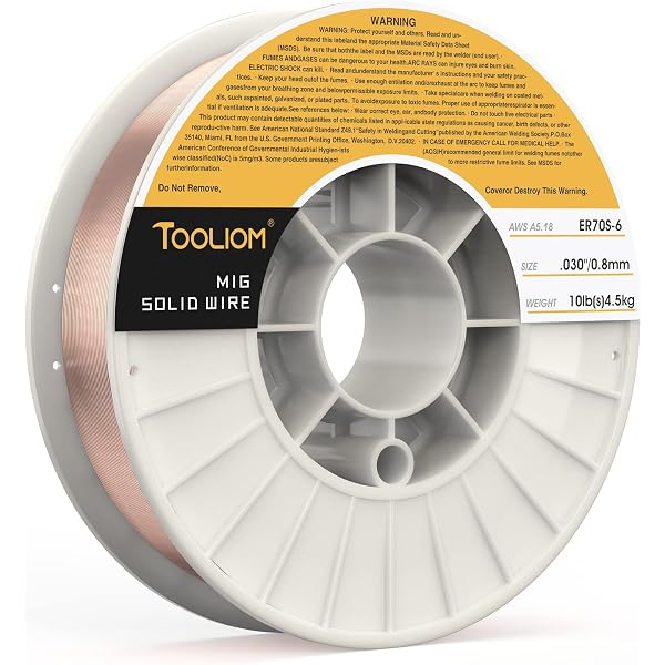 PGN Solid MIG Welding Wire – ER70S-6 .030" 10 Lb Spool – Mild Steel, Low Spatter, High Deoxidizers For All-Position Gas Welding