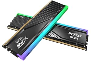 XPG Lancer Blade RBG DDR5 6000MHz CL30 32GB (2x16GB) PC5-48000 RAM 288-Pins UDIMM Desktop Memory Kit Black Heatsink(AX5U6000C3016G-DTLABRBK)