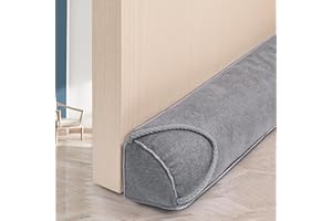 ‎HOOTOWN HooTown Zugluftstopper für türen, 102cm Schwerer Zugluftstopper tür Zugluftstopper Windstopper Türluftstopper für Schutz Zugstopper Türluftstopper Haustür Kältestopper für Türen & Fenster, Grau