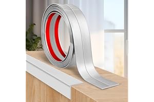 LSGCQ Modanature per pareti flessibile paraspigoli muro modanatura adesiva profilo angolare pvc pareti (4cm×3m, Argentato)