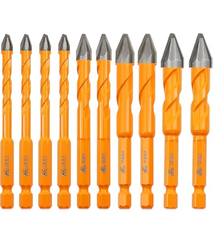 Punta Carburo Punta Trapano Wensilon Per Calcestruzzo - 3/4 X 25,4 Cm, Carburo, Doppia Filettatura Punte Professionali - Foto 6