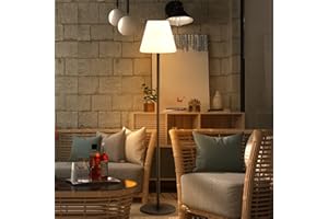 FUYO Lampadaire Solaire Extérieur Dimmable Rechargeable LED Lampes de Table sans Fil avec RGB Couleurs IP44 Étanche Lampadaire pour Patio Terrasse Jardin Intérieure Extérieure