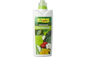 Flower - Fertilizante Líquido Universal 1000 ml para Plantas de Interior y Exterior, Crecimiento Sano, Complejo Vitamínico, Multinutrientes - 10.5x6.2x28.5cm, No aplica color
