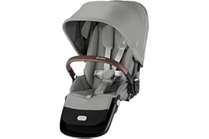 CYBEX Unidad de asiento dorada para cochecito GAZELLE S y e-GAZELLE S, desde el nacimiento hasta los 4 años aprox., Gris Piedra