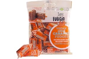 SUPER FUDGiO Ekologiczne krówki bezmleczne karmel z solą 150g
