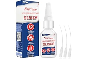 Nayrmaer Öliger Kleber 30g, Sekundenkleber Extra Stark, Schweißen Hochfester Ölkleber für Kunststoff, Keramik, Leder, Gummi, Metall, Holz usw.