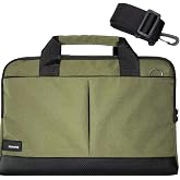 Moserini 13" - 13.3" Taban Korumalı, Omuz Askılı Macbook Air-Pro Laptop &Ccedil;antası (Haki)