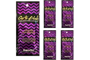FMHOME Supre Tan Go To Black Maximizer 15ML (Pack of 5) - Achieve the Deepest, Darkest Tan with Advanced Tanning Technology - Hydrating and Skin-Nourishing Formula