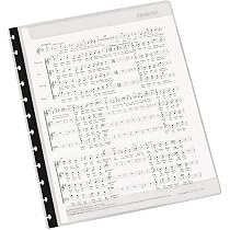 Classeur Porte-Partitions VOCALYZ Viquel | Format A4 | Pochettes GEODE | Sangle Réglable | 27.5x34.5cm