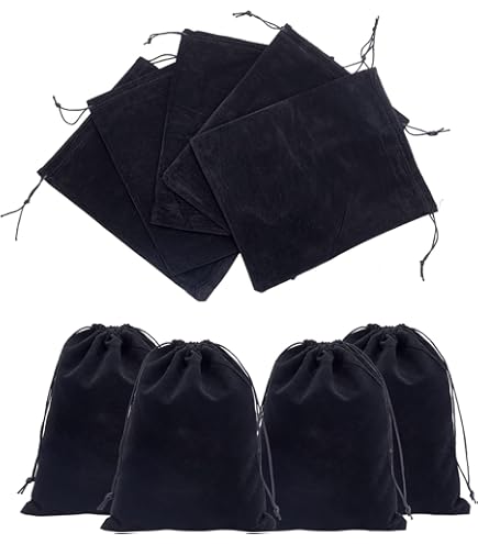 LUMoony Sacs En Velours 10Pcs Sacs à Cordon En Velours Sacs