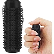 Fukaisu Pack Of 2 Ergonomic Spiky Fidget Key Chain, Textured