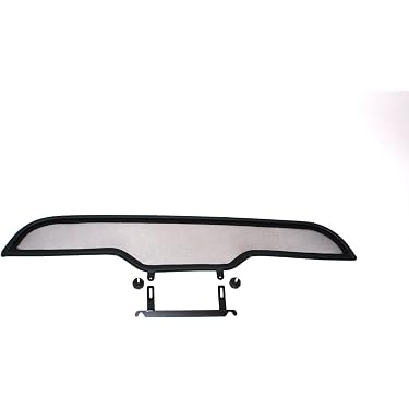 Filet Antiremou Déflecteur Vent Pliable Pour Volkswagen EOS 2006-2015 | Noir, Fermeture Rapide - Anti-Remous Protection Vent Pliable