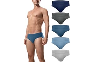 Channo Calzoncillos Slip de Algodón para Hombre: Suaves Cómodos y Transpirables